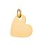 Gold-Heart Charm