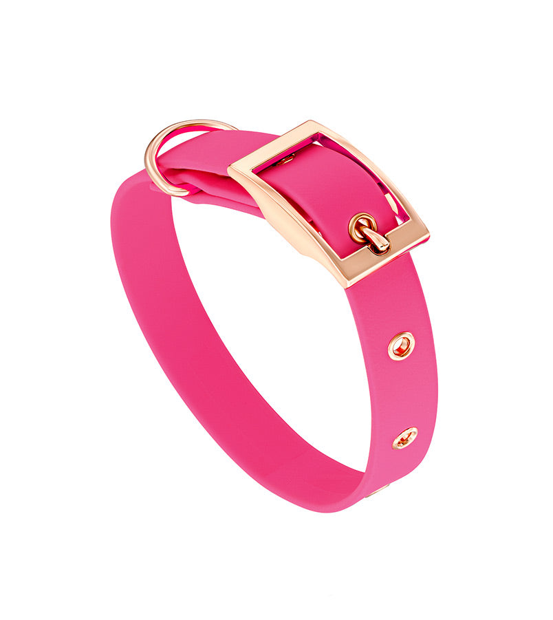 Rose Gold Collar Fuchsia