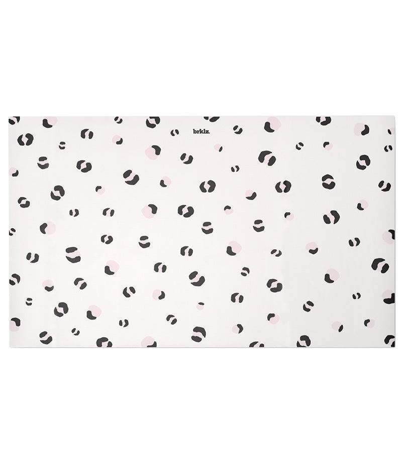Pink Leopard food mat